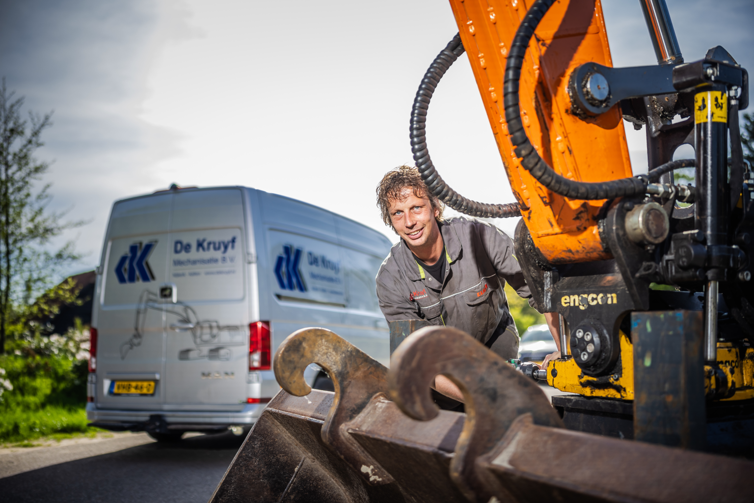 Aan het werk bij De Kruyf Mechanisatie B.V.