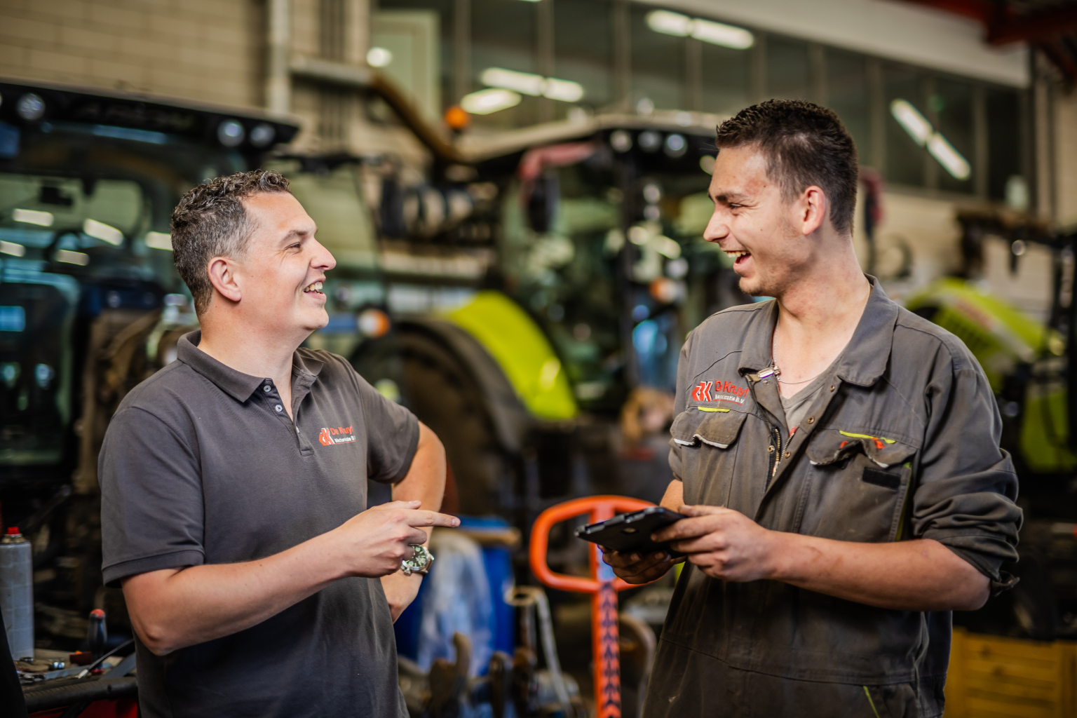 Aan het werk bij De Kruyf Mechanisatie B.V.